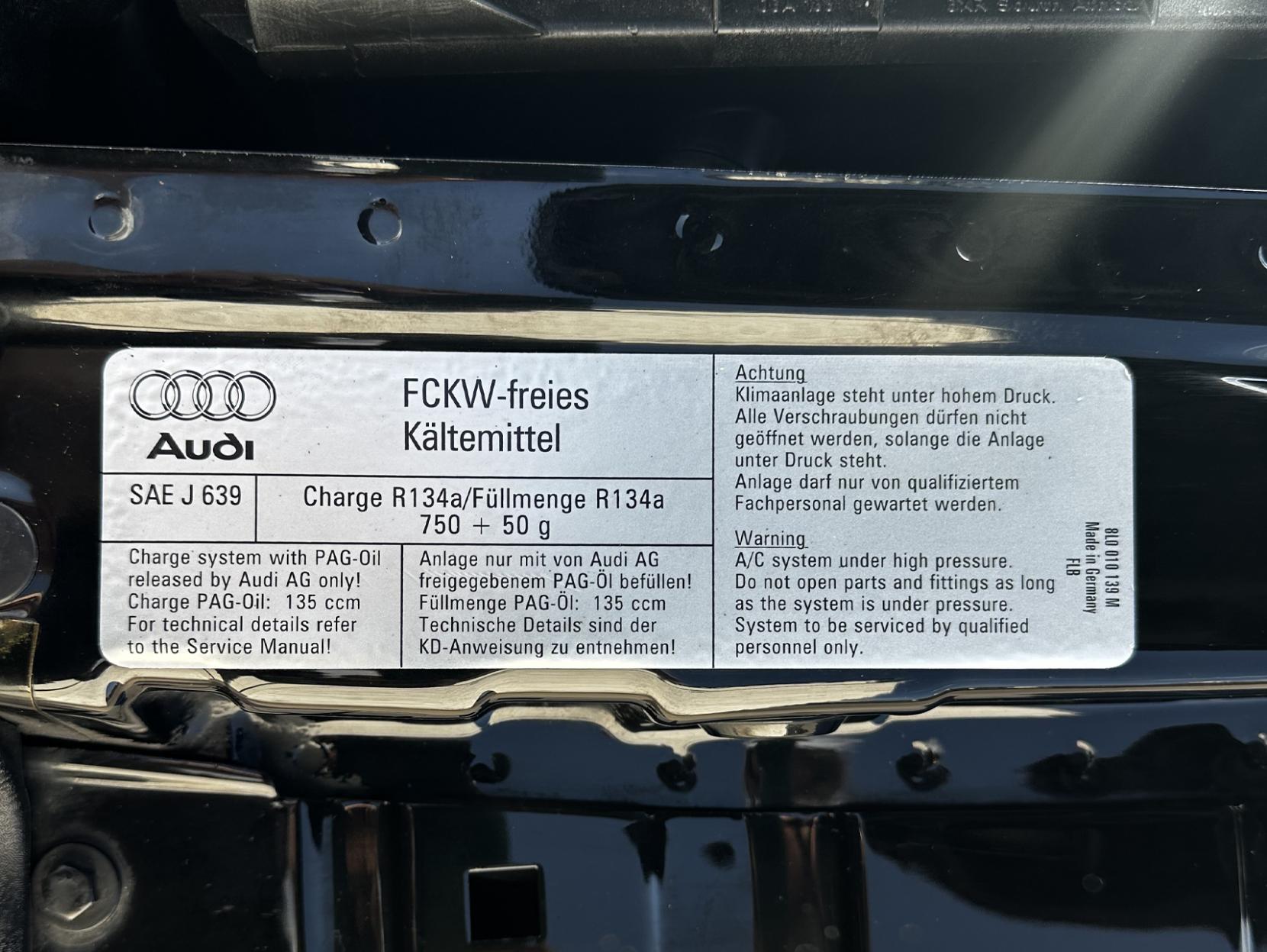 Audi TT 1.8T Roadster 2dr Petrol Manual quattro (228 g/km, 225 bhp)